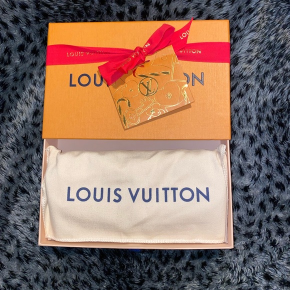 Louis Vuitton Brown Poppy Red Emilie Monogram Long Wallet. Brand New! - Picture 4 of 14